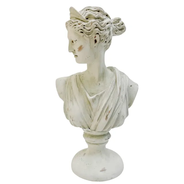 Terracotta Bust of Greek Goddess Diana of Versailles Artemis Goddess of Hunt