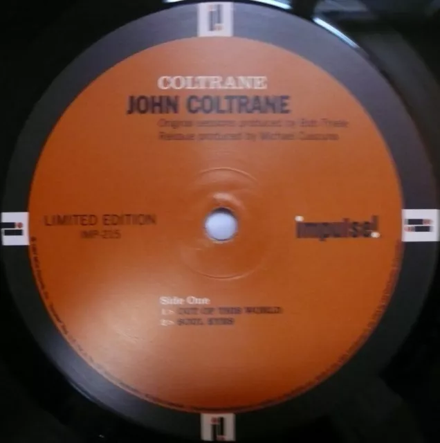 RARE LIMITED LP JOHN COLTRANE QUARTET IMPULSE! HARD BOP MODAL Remastered Virgin 3