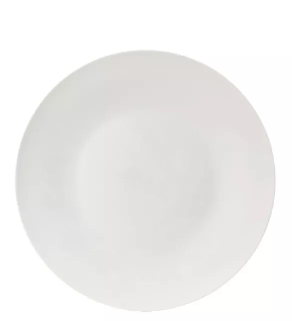 Anton B Tableware White Porcelain Serving Coupe Plate 10.75" (27Cm) Pack Of 6