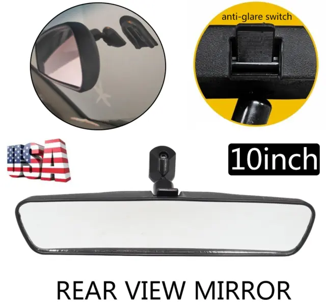 Auto Rearview Mirror Reflective Assist Inner Mirror Assist Reverse Mirror 10inch