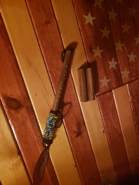 Native American  talking stick.