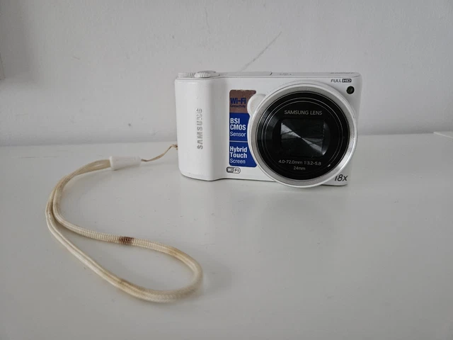 Samsung WB250F Smart Camera 2.0 with Built-In Wi-Fi Connectivity - White (14MP C
