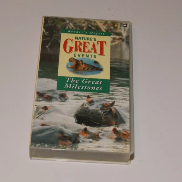 Nature's Great Events - The Great Milestones - VHS Video Tape