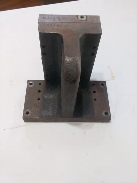Machinist Angle Block With Plates, 7x7x4.25 Inches ( Used)