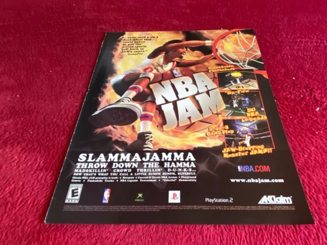 Pad64 Spielwerbung 11X8 Nba Jam - Xbox & Playstation