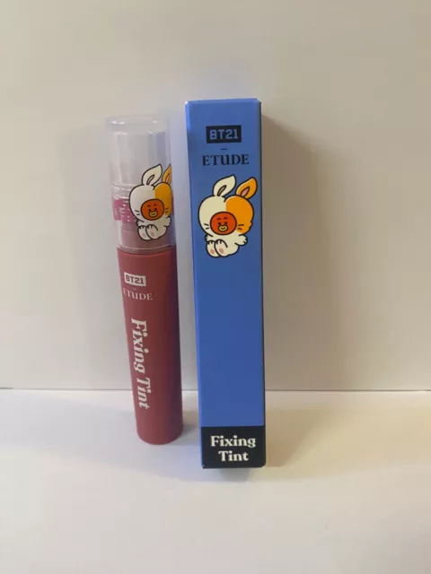 ETUDE HOUSE x BT21 Fixing Tint Lip colour shade 06 Cranberry Tata NEW IN BOX