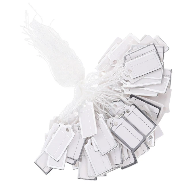 200Pcs Hanging Price Labels Display Label Marking Tags Multi-use Jewelry Tags