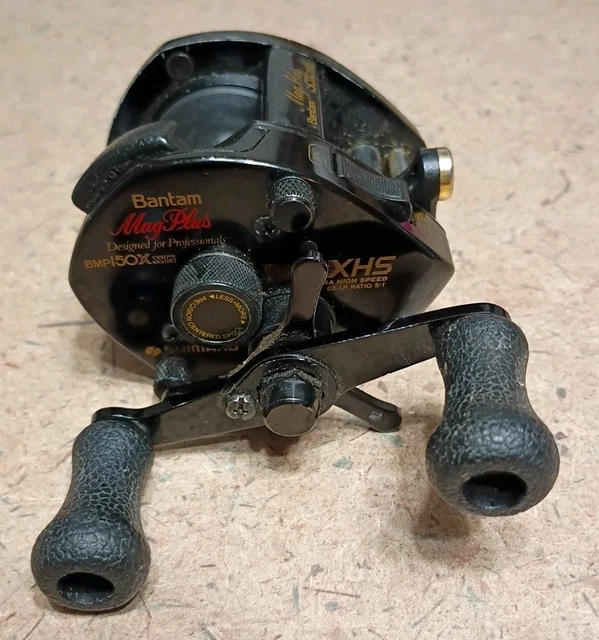 Moulinet De Pêche Shimano Bantam Mag Plus BMP251XSG Vintage - Japon, Lancer D'Appâts, Noir