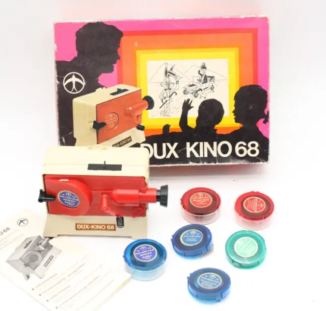 Dux Kino 68 - Altes Kinder Kino Vintage Projektor Film Dia 60er Jahre mit OVP