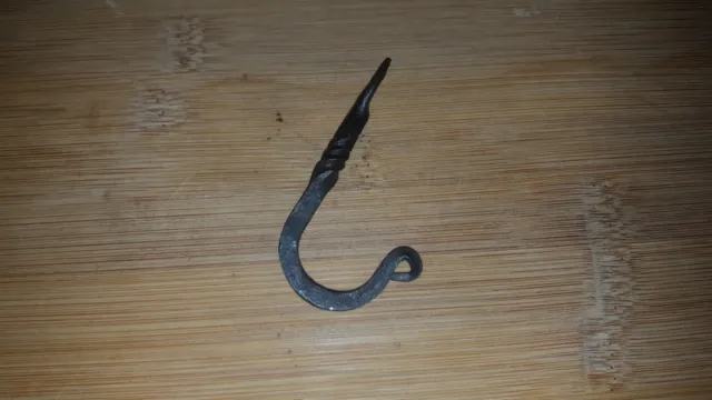 Hand Forged Hook with Decorative Twist (10)