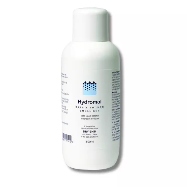 Hydromol Bath & Shower Emollient - 500ml | Hydrating Care for Dry Skin