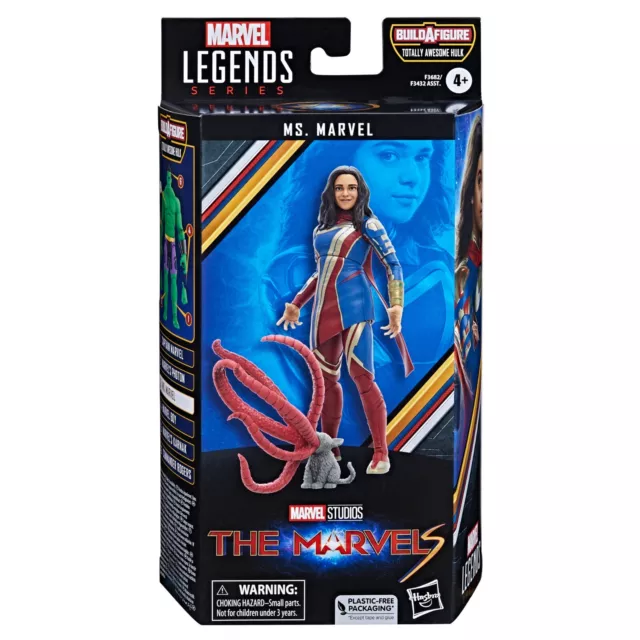 Marvel Legends 6" The Marvels Wave Ms. Marvel (TOTALLY AWESOME HULK BAF)