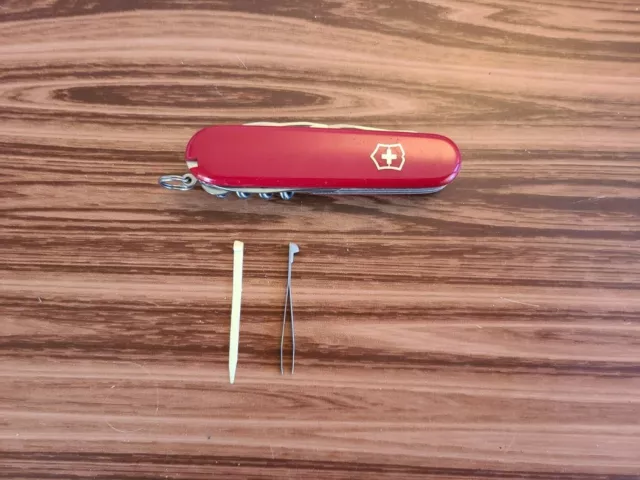 Used Victorinox Climber 91mm Swiss Army Knife TSA 3