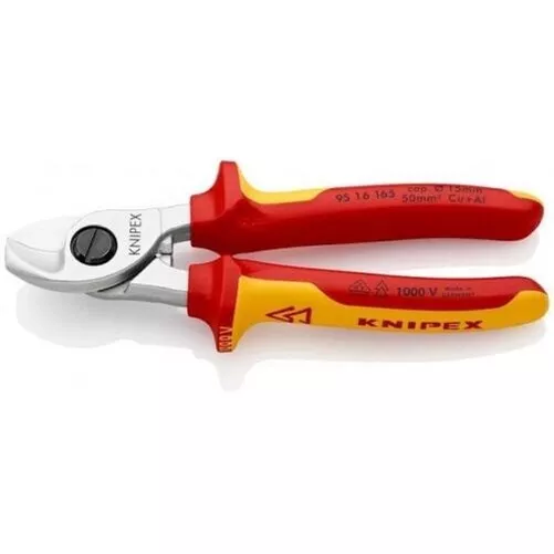 Knipex 95 16 165 Câble Cisailles VDE 1000V 165mm