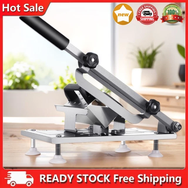 TABLE SLICER STAINLESS Steel Frozen Meat Cutting Machine Adjustable