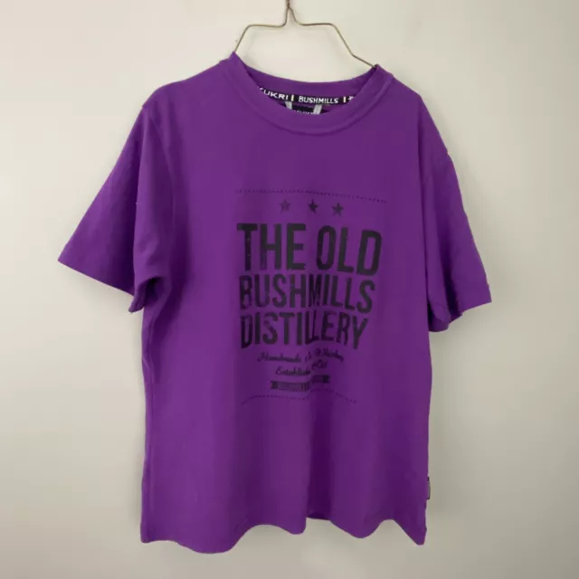 Bushmills Irish Whiskey Distillery Official Merchandise Kukri Purple Sz S/14 NWT