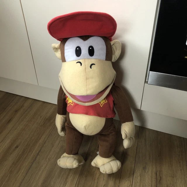OFFICIAL NINTENDO DIDDY Kong (Donkey Kong) Plush 2010 Large 22” Tall