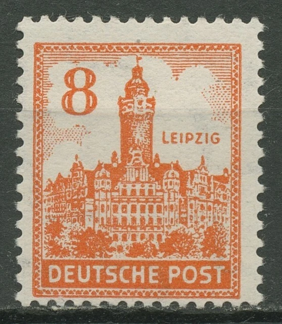 SBZ West-Sachsen 1946 Abschiedsserie 154 Y y postfrisch mit fluoresz. Gummierung