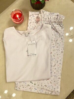 The Little White Company Spring Meadow-Print Pyjama - Girls 11-12 Years - BNWT
