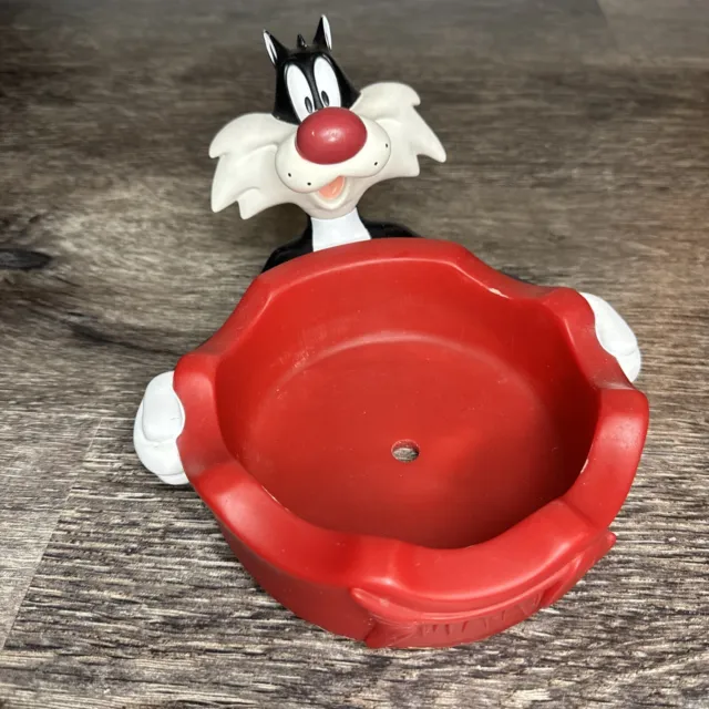 Vintage Looney Tunes Sylvester the Cat Pet Bowl Holder Applause Warner Bros