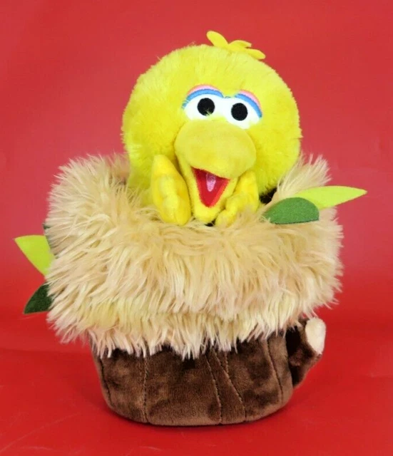 SESAME STREET Plush Big Bird Furry Hand Puppet 2020 Yellow
