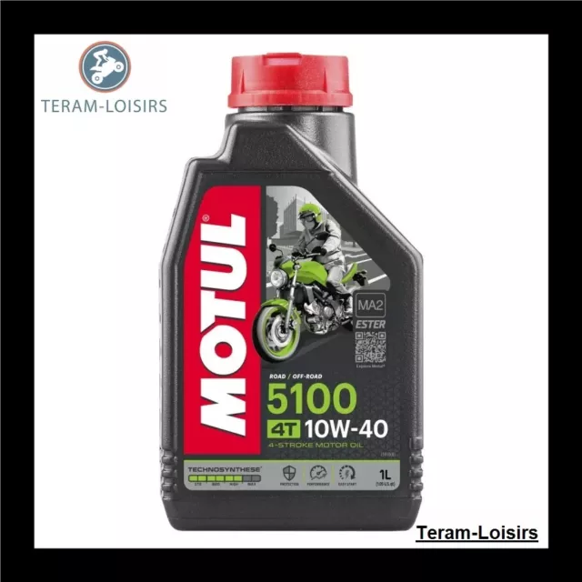 Aceite Motor Moto MOTUL 5100 4T/ 10W40/ 1 Litro