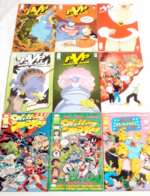 9 Image Comics  PVP Player Vs. Player 9, 10, 11, 12, 13 Splitting Image 1, 2 VF