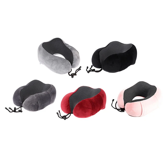 Travel Pillow Memory Foam U shaped Neck Support Head Rest Airplane Soft Cus.U YF