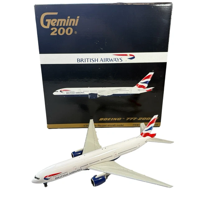 Gemini Jets Boeing 777-200ER British Airways G-YMMS Scala 1:200: Il Tuo Aereo Da Collezione Vola A Casa!