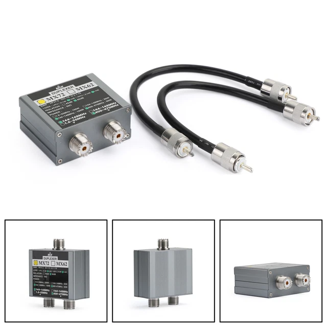 MX72 HAM ANTENNA Combiner VHF/UHF Frequency Linear Transit Station ...