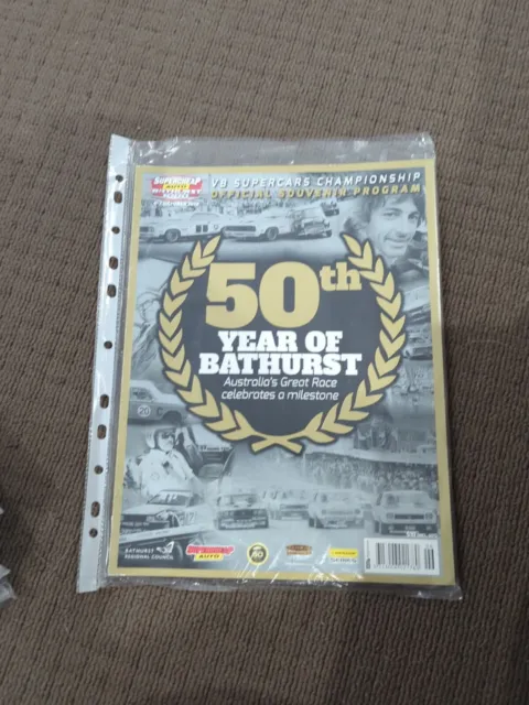 2012 Official Bathurst 1000 program 50th year