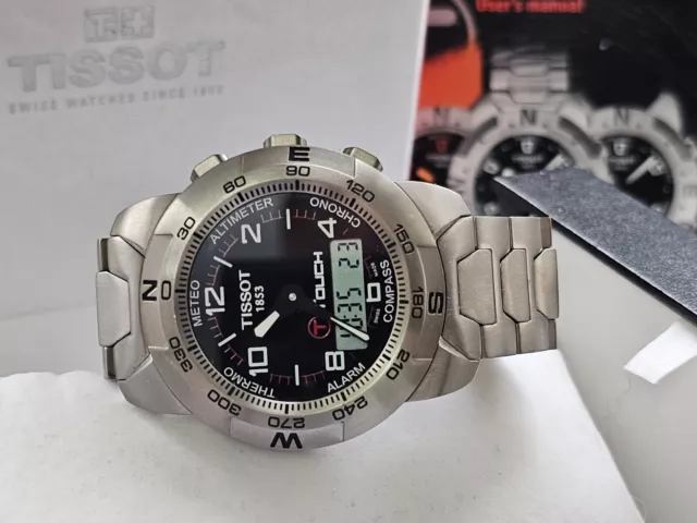 TISSOT TITANIUM T Touch Watch. Z253 353 Full Set 225.00 PicClick UK