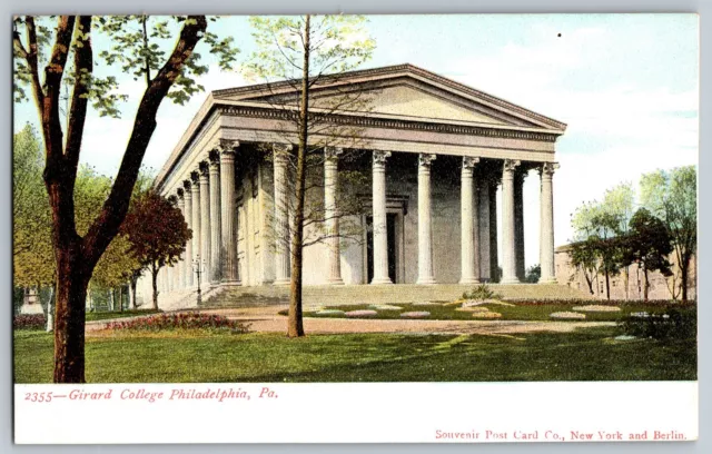 Philadelphia, Pennsylvania PA - Girard College Building - Vintage Postcard