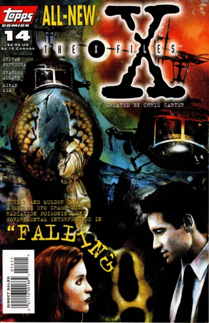 The X-Files #14 Direct Sales Edition Nm+ First Print 1995 Topps Comics