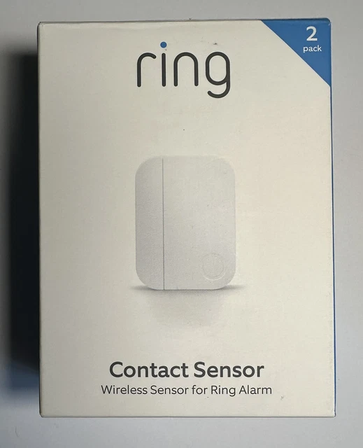 RING ALARM CONTACT Sensor (2nd Gen) (2Pack) White New Open Box