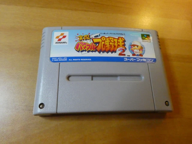 GAME/JEU SUPER FAMICOM NINTENDO NES Jikkyou Powerful Pro Yakyuu 2 Baseball SHVC