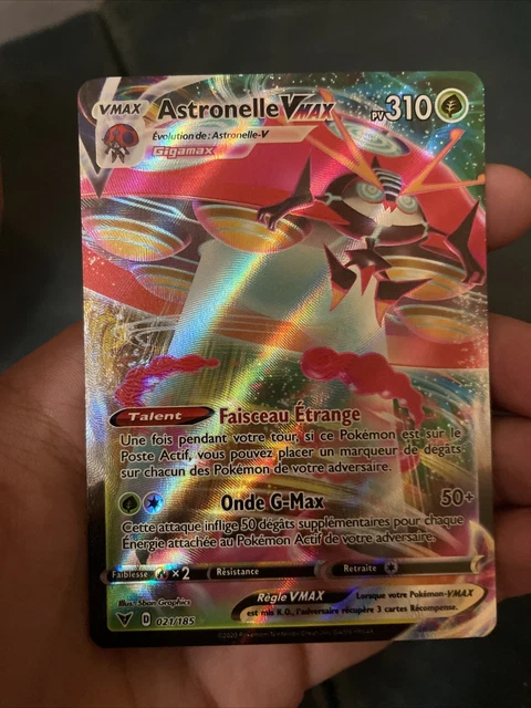 Carte Pokémon Astronelle Vmax 021/186 FR Neuve