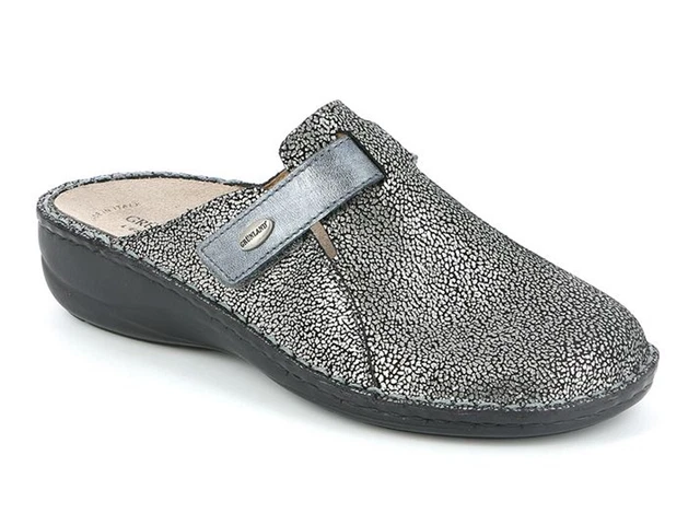 Grunland CI1880 - Chanclas Mujer Con Plataforma De Fieltro Y Plantilla Súper Cómoda | Zeppa Confort Re-soft