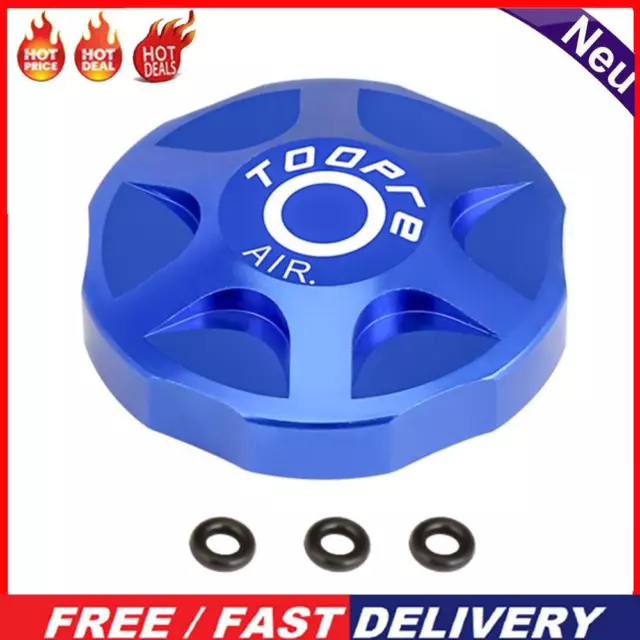 Dustproof MTB Front Fork Cap Bicycle Air Gas Valve Protective Cover (Blue)