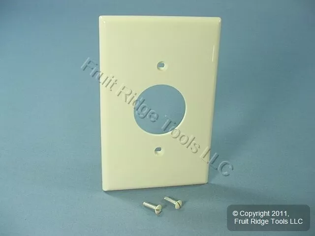 Leviton Light Almond 1.406" UNBREAKABLE Wallplate Outlet Receptacle Cover PJ7-T