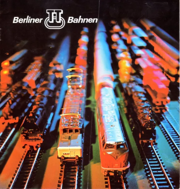 catalogo BTTB Berliner TT Bahnen 1978 Brochure DDR       D      aa