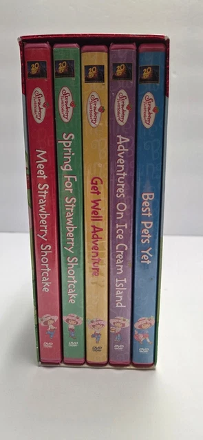 STRAWBERRY SHORTCAKE DVD Set 2005 Berry Sweet Collection 5-Disc Kids ...