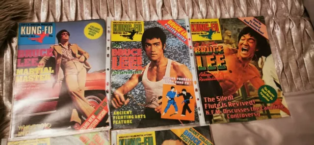 Bruce Lee, 5x Kfm Poster Magazines Very Rare Mint Condition. Price Is For... 2