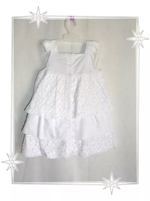 B - Très Belle Robe + Bloomer Dentelle Blanc Cortège P'tit Bisou Aubert  18 mois 2