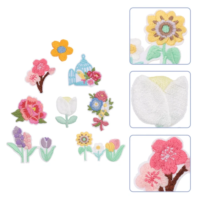 8 stücke diy kleidung patches design stickerei applique kleidung dekor