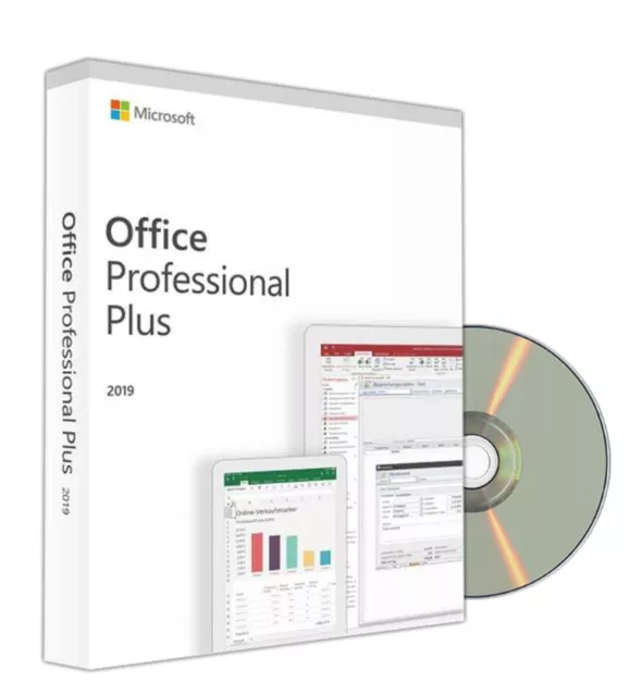 Office 2019 Pro Plus DVD NEU Professional Microsoft