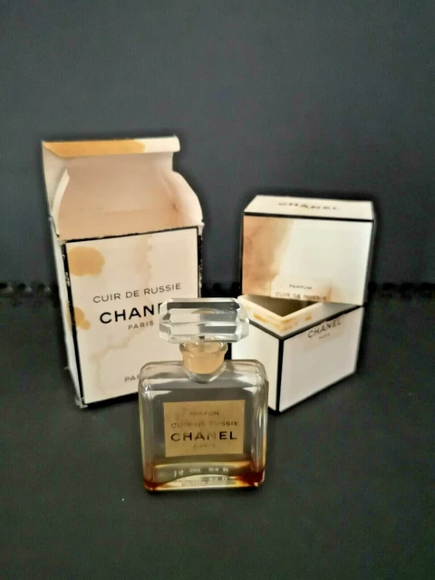 CHANEL Cuir de Russie  parfum  7 ml et flacon à cont  Drouotcom