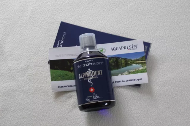 !! Aquapresen Alpinadent Aktiv Mundwasser - 500 ml !!