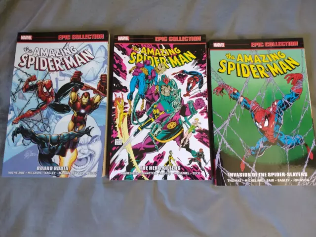 Amazing Spider-Man Epic Collection 22 23 24 Marvel tpb