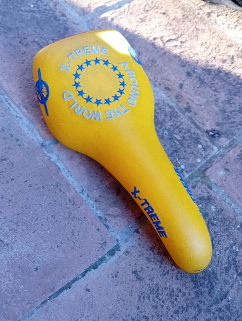 Selle De Vélo Course Gipiemme Nitrec – Jaune – Vintage NOS – Acier – Pour Vélo Route